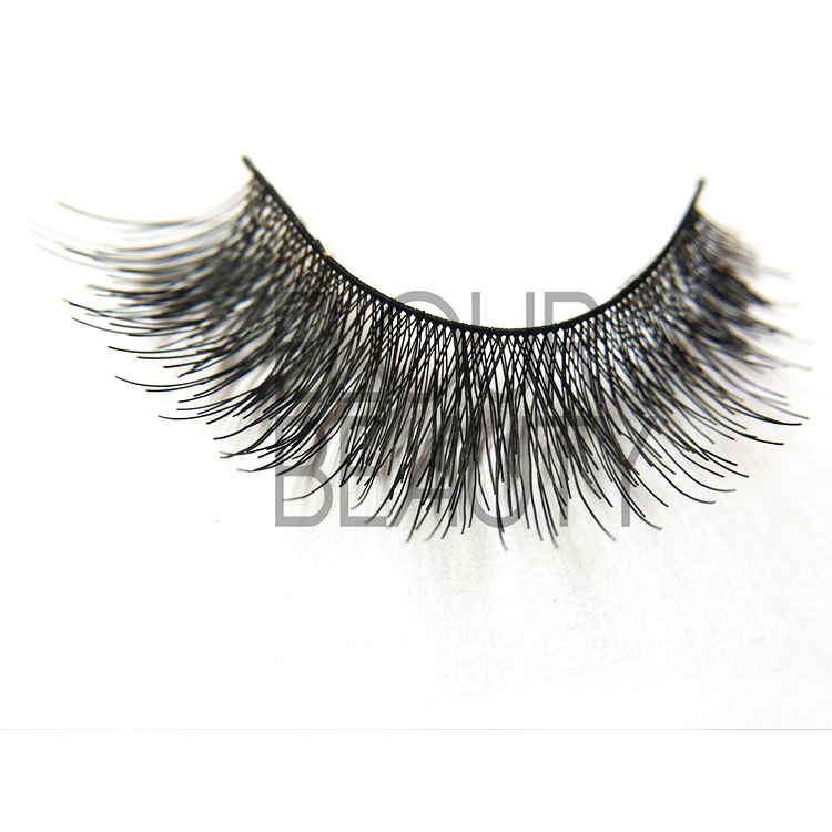 Gold cheap eyelashes with best eyelash glue ES77